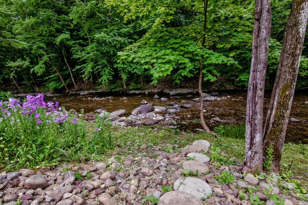 Cabin By The Creek With Private Creek Access Tannersville Eksteriør bilde